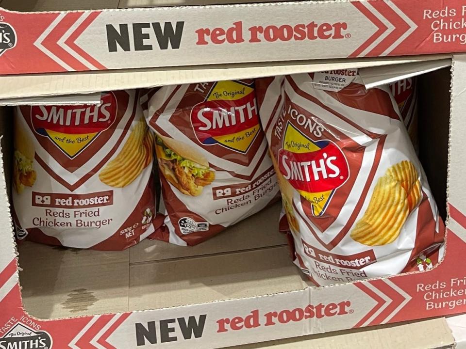 Smith's potato chips for sale at Costco in Sydney Australia