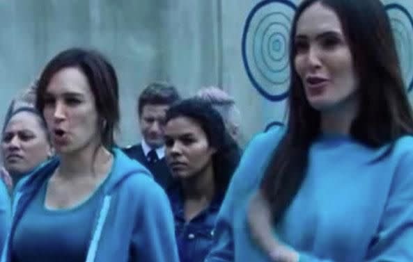 Daniielle joined the cast of Foxtel drama Wentworth for its fifth season, starring on the show alongside the likes of Nicole da Silva (pictured). Source: Instagram