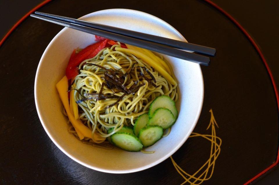 <strong>Get the <a href="http://bokchoyandbroccoli.com/recipes/japanese/green-tea-soba-noodle-salad/" target="_blank">Green Tea Soba Noodle Salad</a> recipe from Bok Choy And Broccoli</strong>