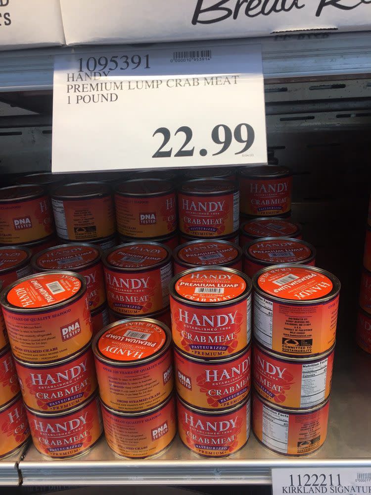 Costco Lump crab meat