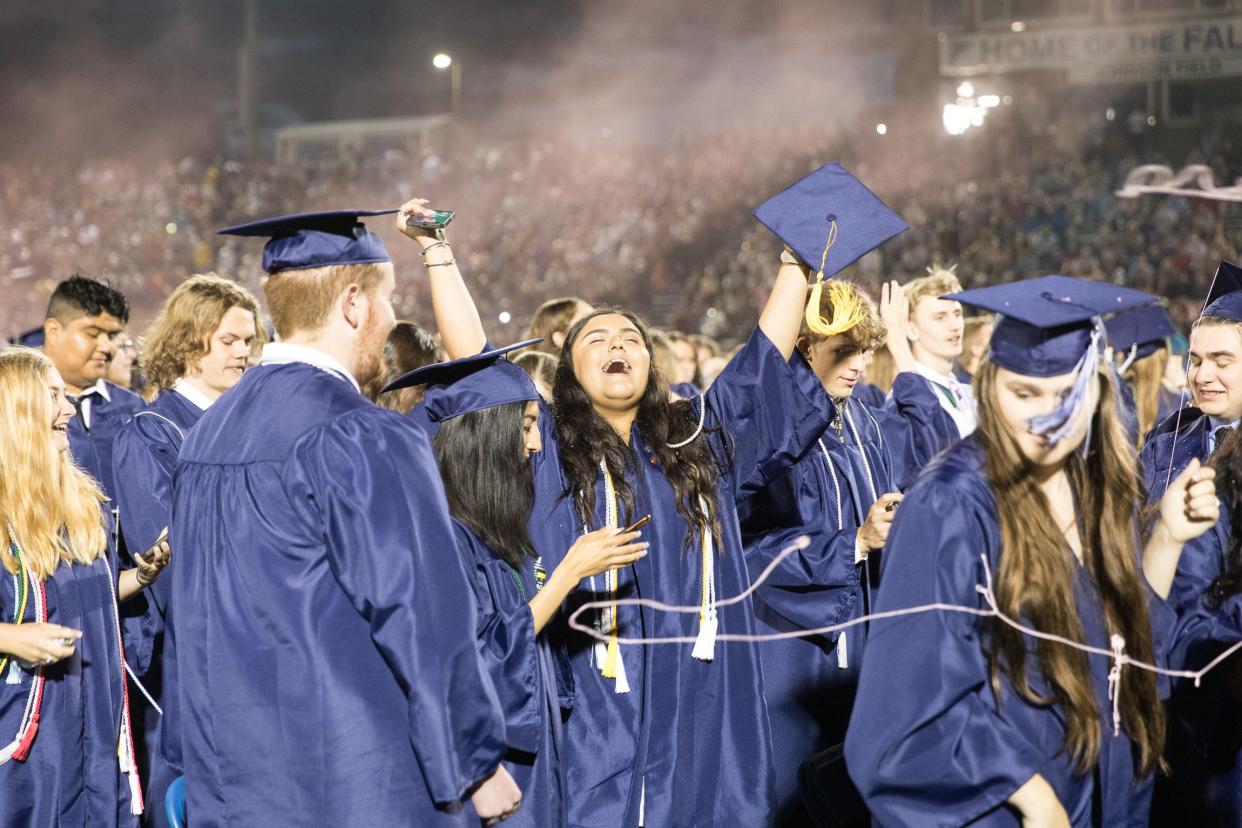 West Henderson High School celebrated its class of 2022 Friday night at Johnson Field. [PAT SHRADER/ SPECIAL TO THE TIMES-NEWS]