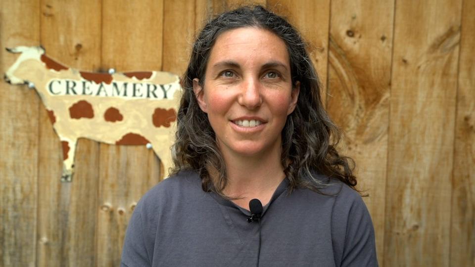 Melanie Webb is the co-owner of Stony Pond Farm in Fairfield.