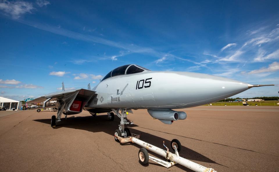 "Top Gun" fans can get up close with an F-14 Tomcat and take pictures with a Tom Cruise impersonator.