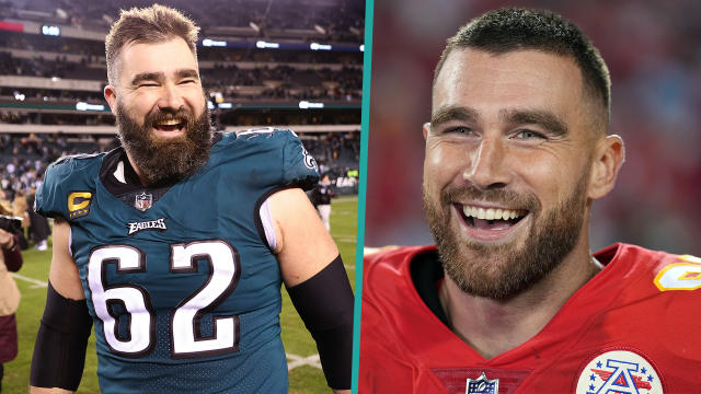 Official Travis Kelce and Jason Kelce Super Bowl LVII 2023 Shirt