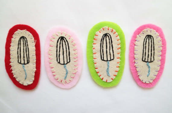 <p>No practical use, here – they’re just cute (£6) [Photo: Etsy/BeckyGarratt] </p>