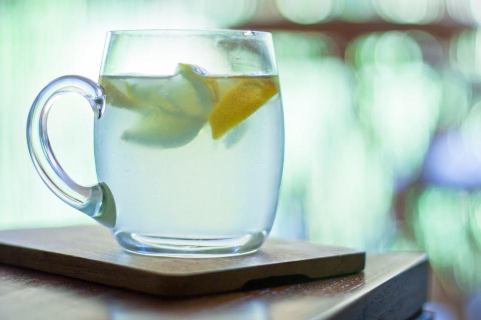 4) Warm Water with Lemon