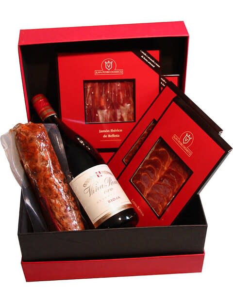 Domecq Traditional Ham and Red Wine Hamper - Credit: Selfridges