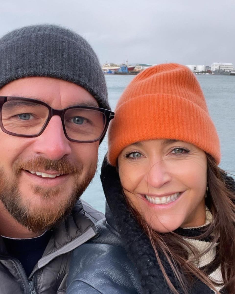 Lisa Snowdon has converted fiancé George Smart into a fan of Symprove and they take the tonic together daily (Lisa Snowdon / Instagram)