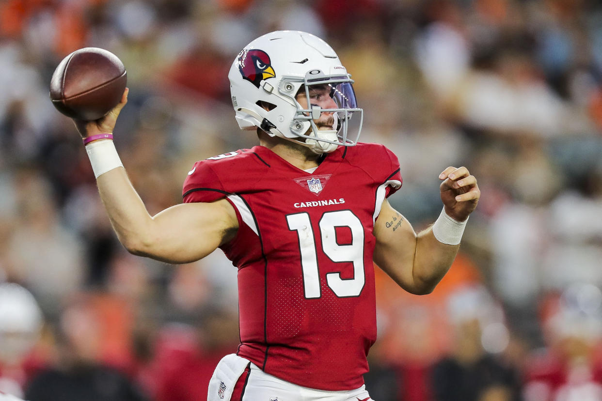 The Arizona Cardinals host Tom Brady and the Tampa Bay Buccaneers in the nightcap of NFL Christmas Day. (Katie Stratman-USA TODAY Sports)