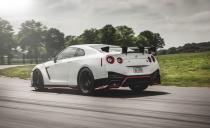 <p>Horsepower: 600; Weight: 3883 lb; Price as tested: $151,880<br><br></p><p>Nissan refuses to allow the GT-R to swan off into quiet obsolescence, hence this 600-hp model. Because more horsepower is exactly what the GT-R needs. <a rel="nofollow noopener" href="http://www.caranddriver.com/features/nissan-gt-r-nismo-at-lightning-lap-2014-feature" target="_blank" data-ylk="slk:READ MORE ››;elm:context_link;itc:0;sec:content-canvas" class="link ">READ MORE ››</a></p>