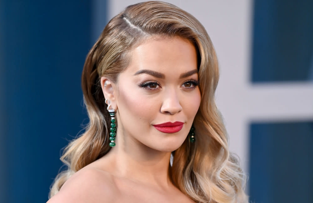 Rita Ora has emphatically denied she was 'Becky with the good hair' credit:Bang Showbiz