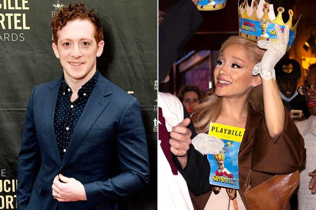 Ariana Grande Cheers on Boyfriend Ethan Slater at First Performance of  Broadway's “Spamalot ”Revival