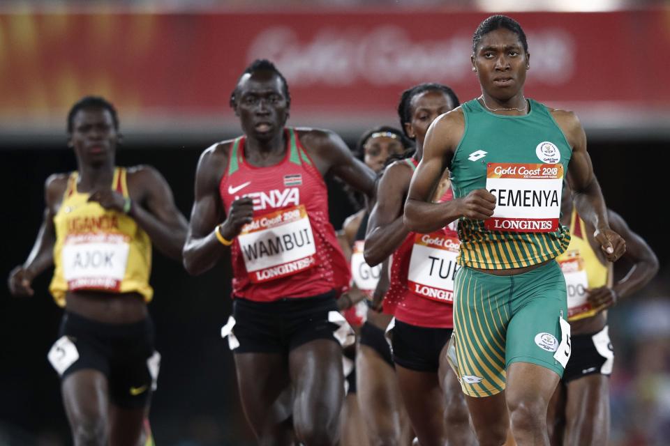 South Africa's Caster Semenya also runs the 1,500m, which will now also have testosterone limits implemented by IAAF. (Getty Images)