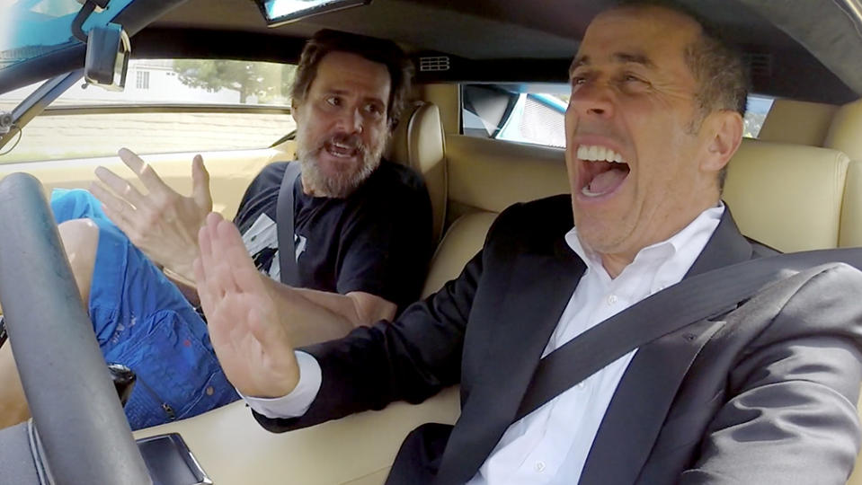 Comedians in Cars Getting Coffee Jerry Seinfeld and Jim Carrey