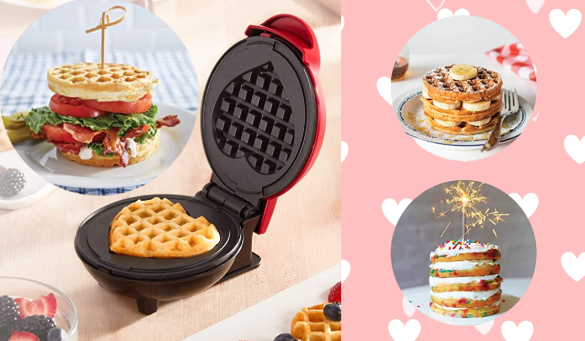 Dash Mini Heart Waffle Maker