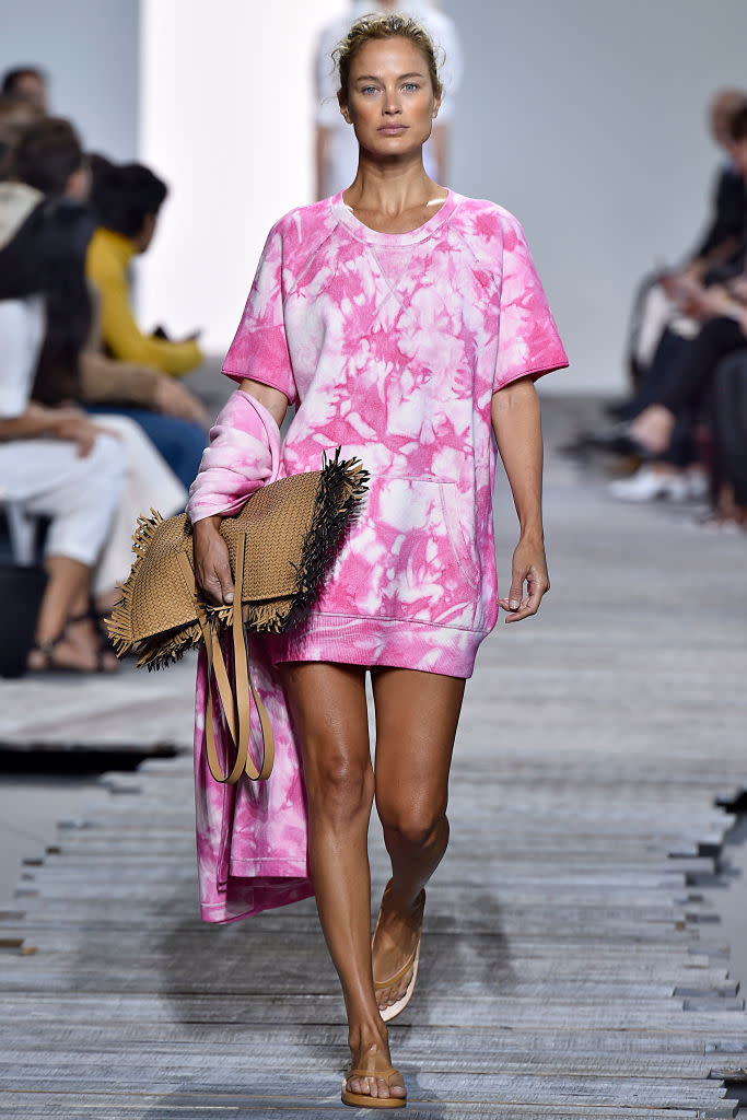 Carolyn Murphy at the Michael Kors ready-to-wear spring-summer 2018 fashion show during New York Fashion Week in September 2017 in New York City. (Photo: Victor Virgile/Gamma-Rapho via Getty Images)