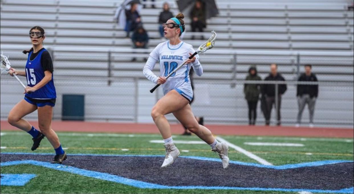 Waldwick senior Julia Levitzke has score more than 100 goals in girls lacrosse.