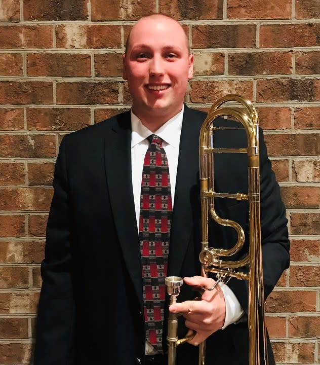 Monmouth College trombone professor Matt Williamson