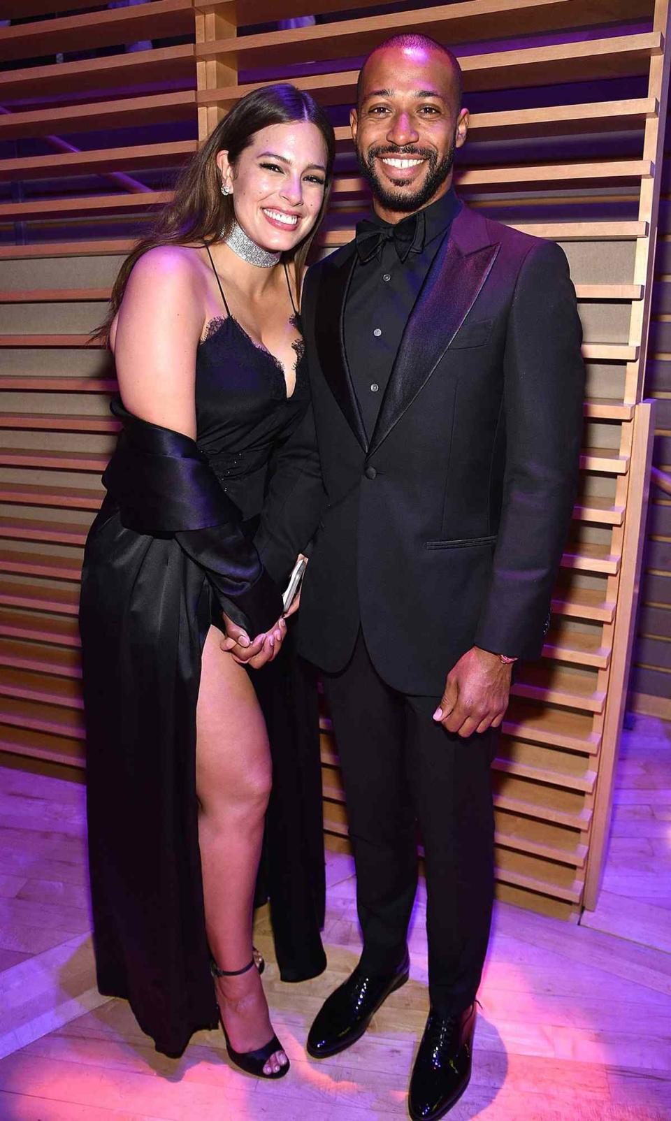 Ashley Graham and Justin Ervin attend 2017 Time 100 Gala at Jazz at Lincoln Center on April 25, 2017 in New York City