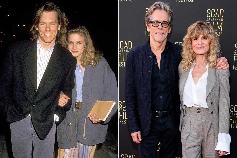 <p>Ron Galella/Ron Galella Collection via Getty; Cindy Ord/Getty</p> Kyra Sedgwick and Kevin Bacon
