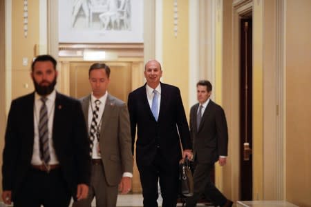 U.S. Ambassador to the European Union Gordon Sondland arrives on Captiol Hill