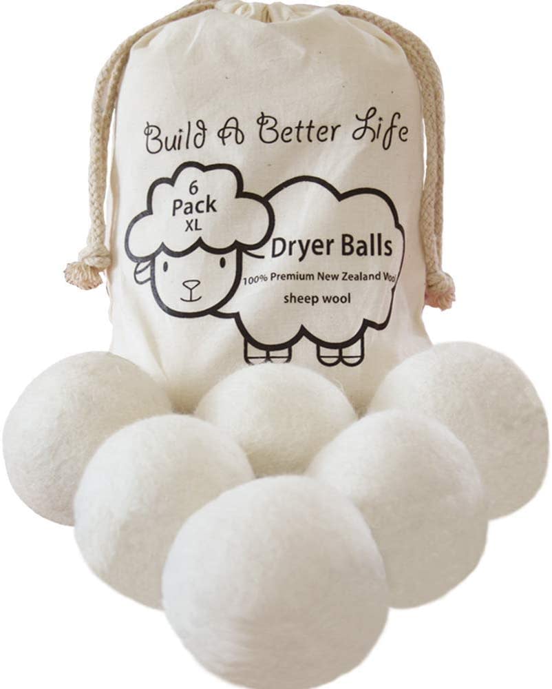 Build A Better Life Wool Dryer Balls. Image via Amazon.