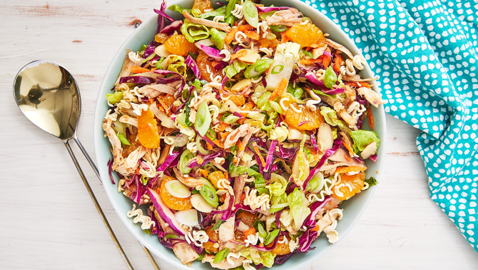 Crunchy Mandarin Orange-Chicken Salad