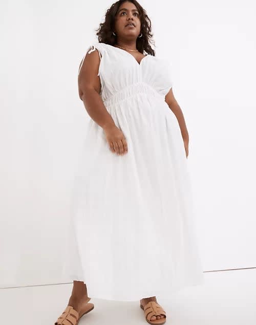 <p>This <span>Madewell Sophia Smocked Midi Dress</span> ($138, plus 25 percent off with code LONGWEEKEND) is undoubtedly a summer staple. It looks chic with flat neutral sandals and a floppy hat.</p>