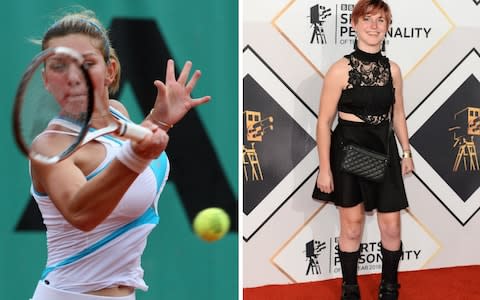 Simona Halep and Hannah Dines have both had life-changing surgery to benefit their sporting careers