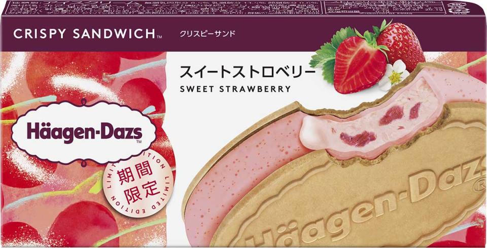 Häagen-Dazs全新水果脆皮雪糕批 同步推出日本直送草莓冰凍甜點三明治