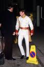 <p>Prince Edward dressed up in an elegant suit for the Raj Ball in London. </p>