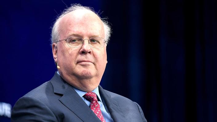 Karl Rove participates in a panel discussion at The Beverly Hilton Hotel on April 29, 2019, in Beverly Hills, California. <span class="copyright">Photo by Michael Kovac/Getty Images</span>