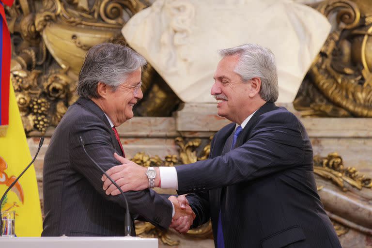 Guillermo Lasso y Alberto Fernández