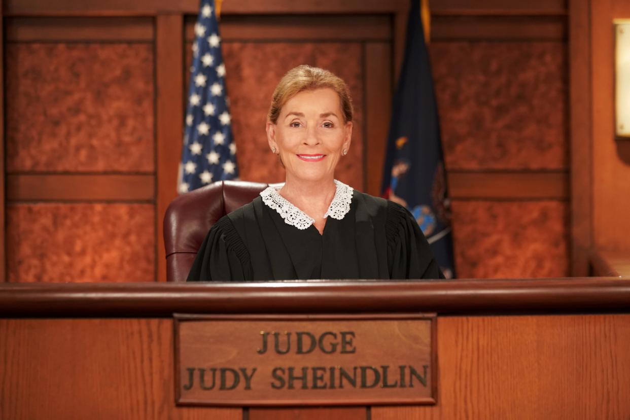 Judge Judy on the bench