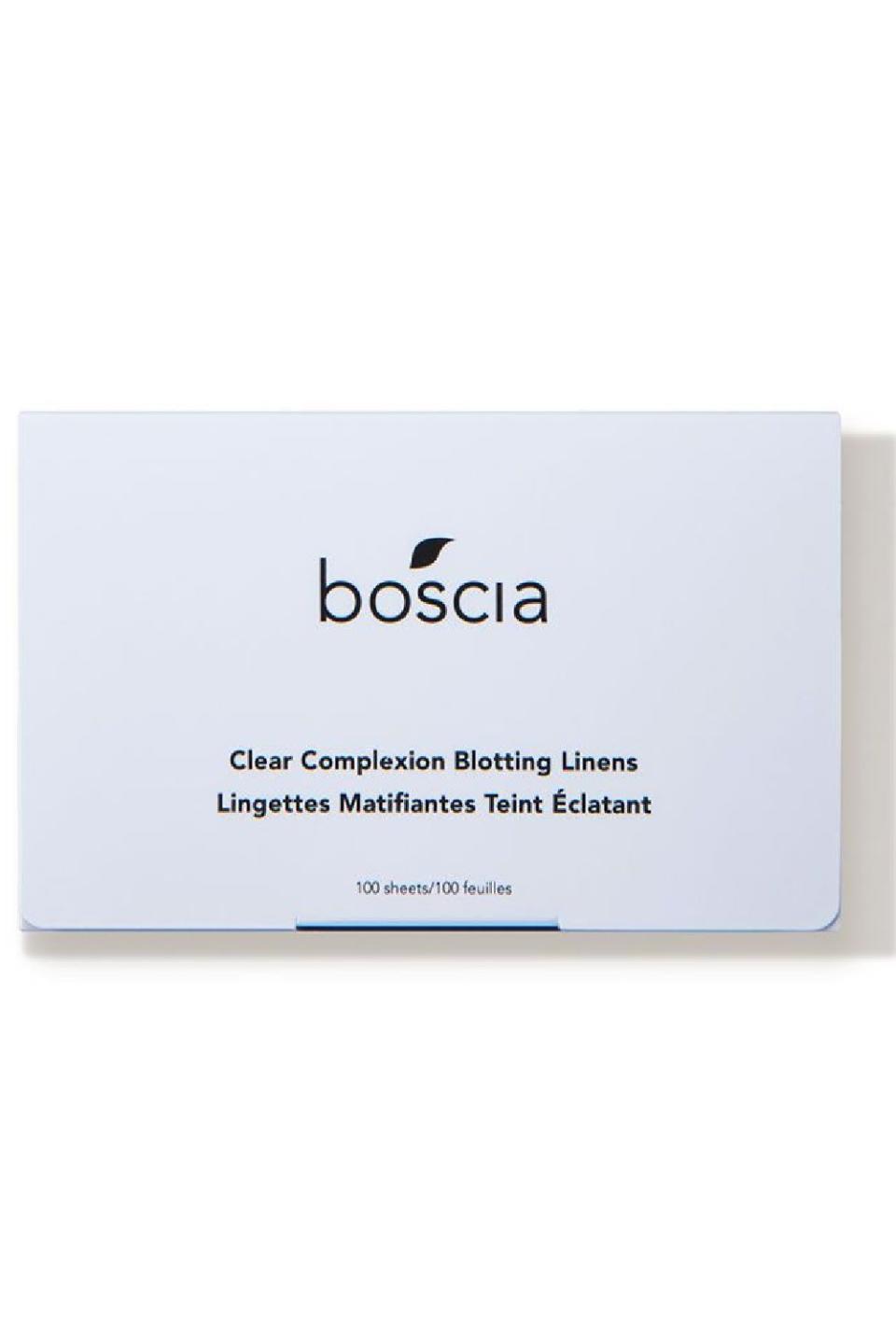 8) Boscia Clear Complexion Blotting Linens