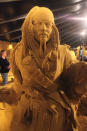 BLANKENBERGE, BELGIUM - JULY 22: A sandsculpture based on the Magical Moments Festival of Disneyland Paris is shown at the Sand Sculpture Festival on July 22, 2011 in Blankenberge, Belgium. (Photo by Mark Renders/Getty Images)