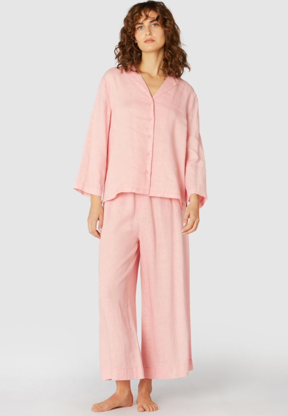 pink gorman relaxed fit pyjama set 