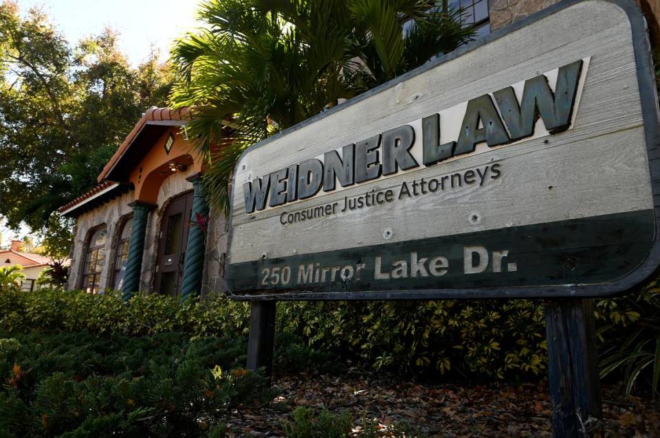 The St. Petersburg office of Matt Weidner, an attorney who has signed deals with nine jurisdictions in Florida to turn unpaid code enforcement fines into revenue for the cities.