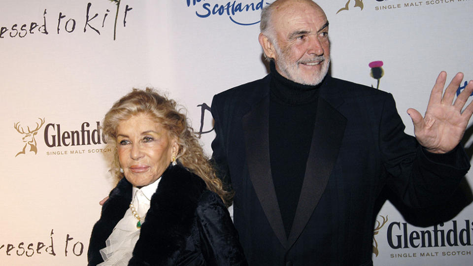 Sean Connery and his wife Micheline Roquebrune married in 1975 and were together until his death in 2020. Source: Getty