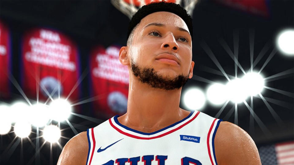Simmons looks powerful in the new game. Pic: NBA 2K