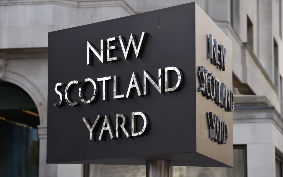 New Scotland Yard sign - Kirsty O&#39;Connor/PA