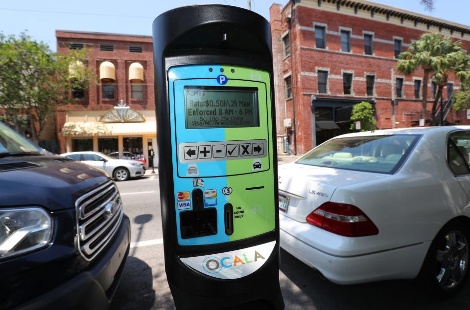 An Ocala parking meter.