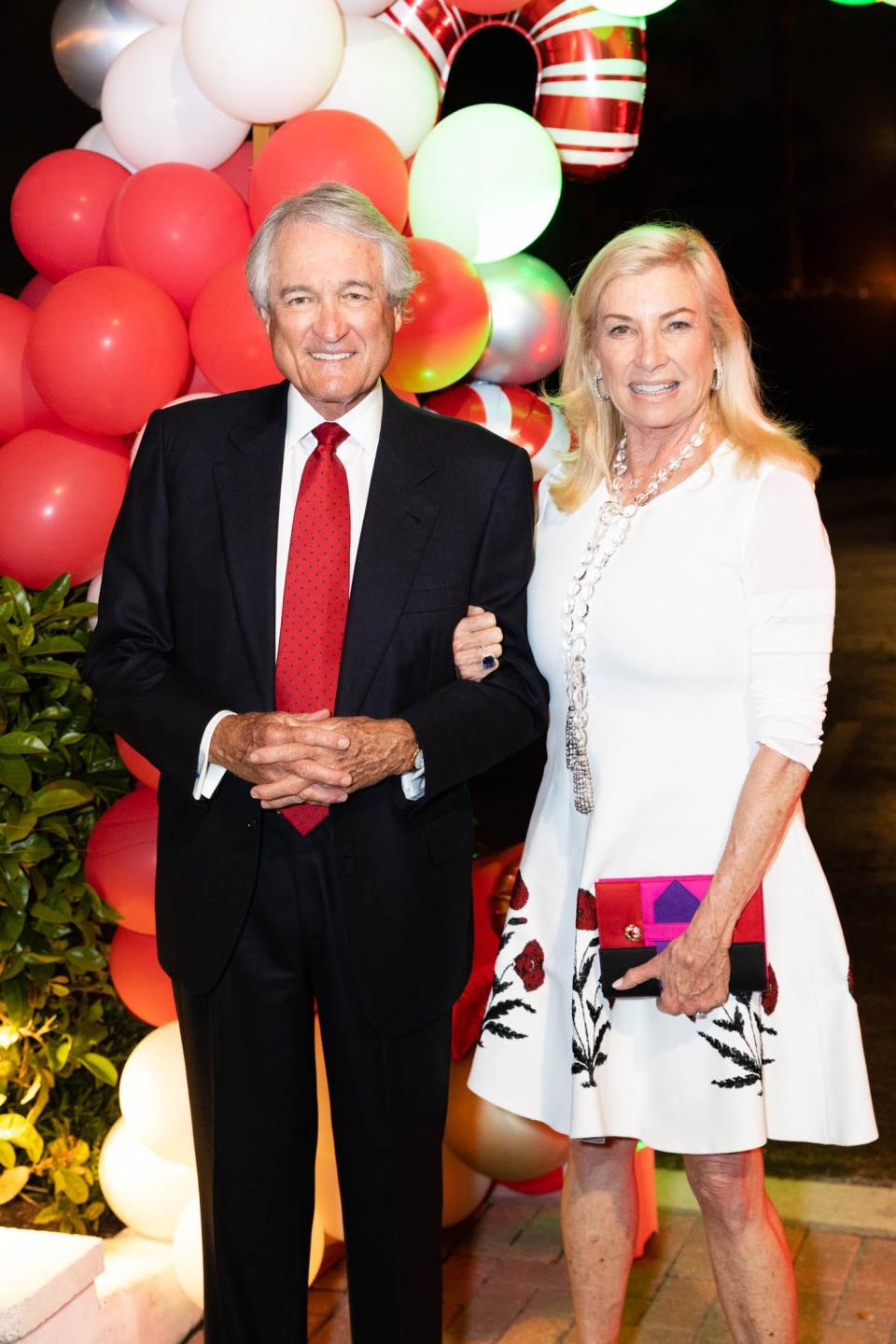 Jerry Seay and Pauline Pitt. Pitt is once again serving as chairwoman of the Peggy Adams Animal Rescue League's Christmas Ball for the Animals.