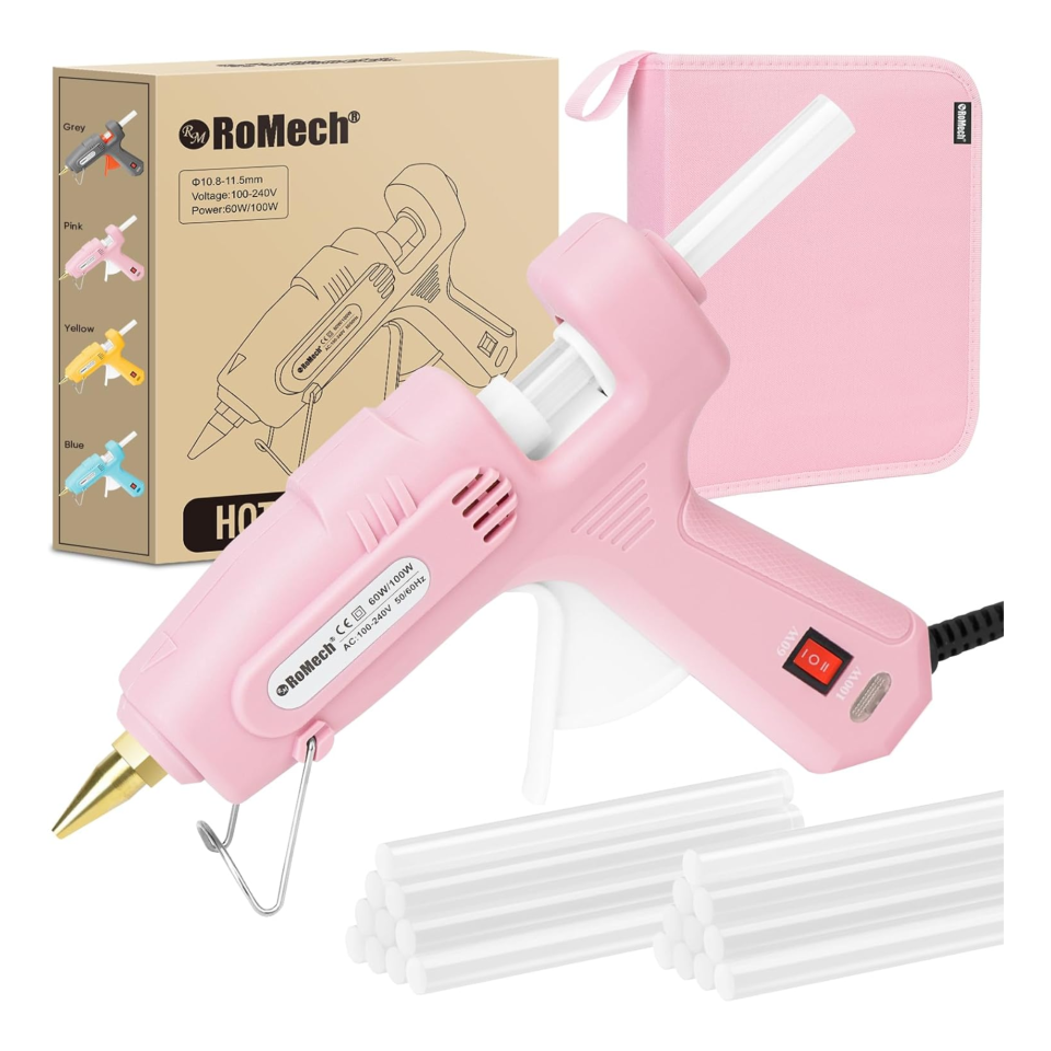 A glue gun kit