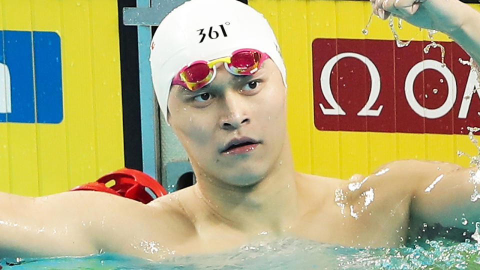 Lawyers for banned Chinese swimmer Sun Yang have dismissed the CAS verdict as 'lies'. (Photo by Lintao Zhang/Getty Images)