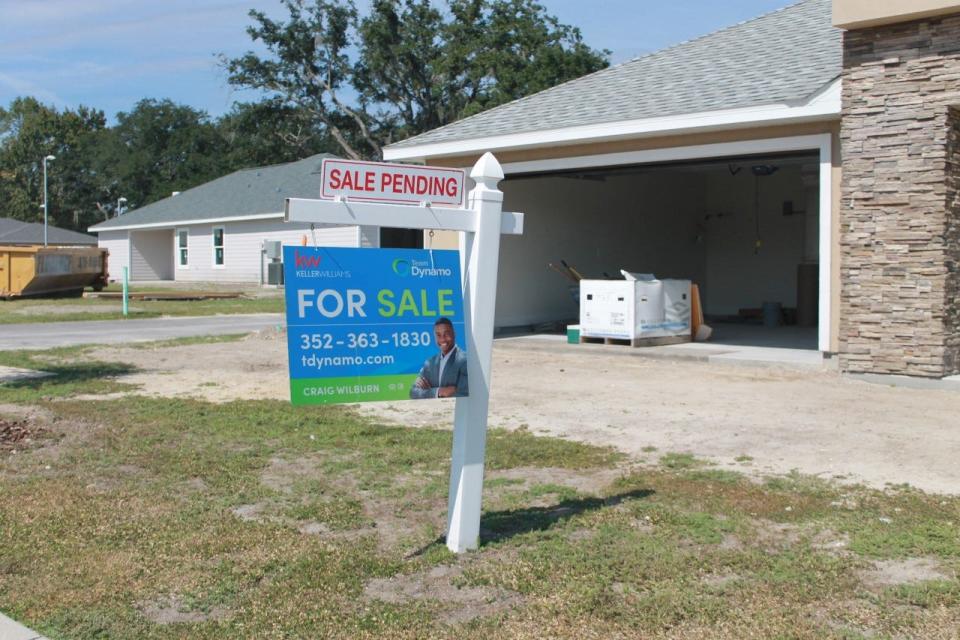 Sales are pending on 14 of the 34 homes that will be built in the new Heartwood housing development that is being constructed on the site of the former Kennedy Homes housing project in southeast Gainesville.