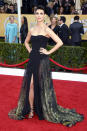 Morena Baccarin arrives at the 19th Annual Screen Actors Guild Awards at the Shrine Auditorium in Los Angeles, CA on January 27, 2013.