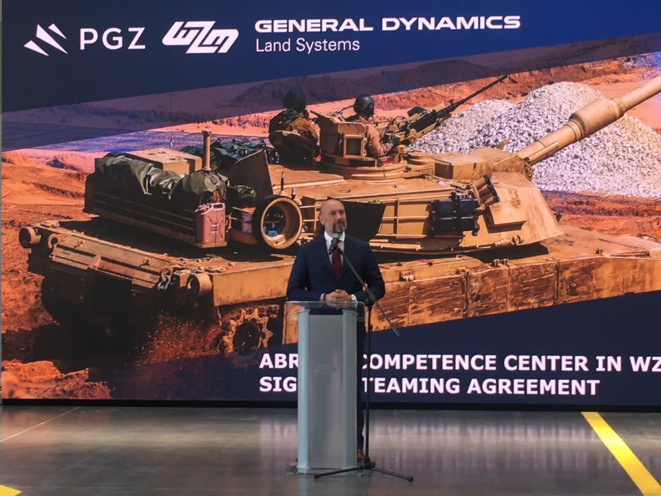 武器生產商「波蘭軍備集團」26日表示，美製的艾布拉姆斯(Abrams)坦克服務中心將在波蘭西部城市波茲南(Poznan)設立。(圖:PGZ)
