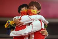 Cycling - Track - Women's Team Sprint - Medal Ceremony