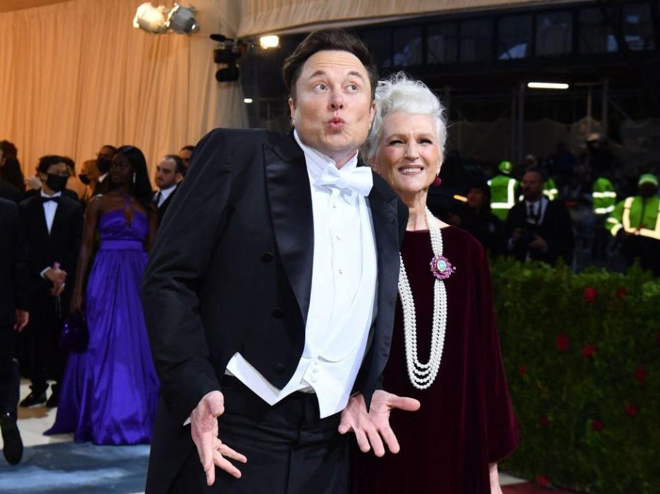 Elon Musk and Maye Musk